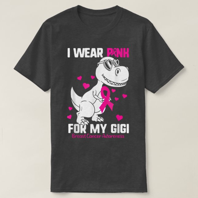 Camiseta Eu Visto Rosa Para Os Meus Garotos De Cancer De Ma (Frente do Design)