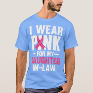 Camiseta Eu Visto Rosa Pela Minha Filha Na Lei Cancer A