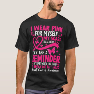 Camiseta Eu Visto Rosa Por Mim Próprio As Minhas Cicatrizes