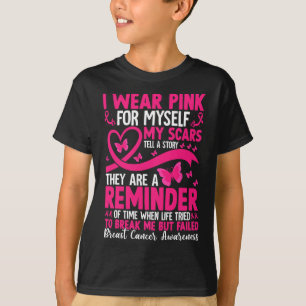 Camiseta Eu Visto Rosa Por Mim Próprio As Minhas Cicatrizes