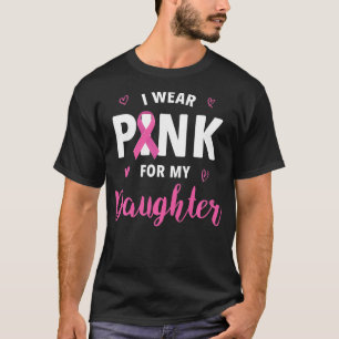 Camiseta Eu Visto Rosa Por Minha Consciência Da Filha