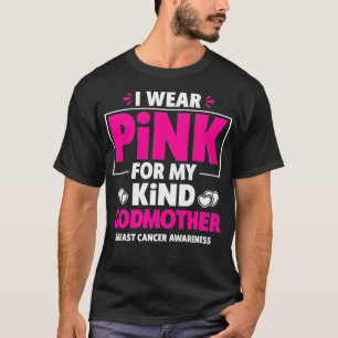 Camiseta Eu Visto Rosa Por Minha Mãe Cancer Da Mama Awaren