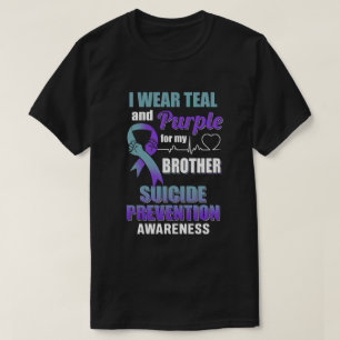 Camiseta Eu Visto Roxo De Chá Para O Meu Irmão Suicida Pr