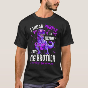 Camiseta Eu Visto Roxo Em Memória Da Sobredosagem Do Meu Ir