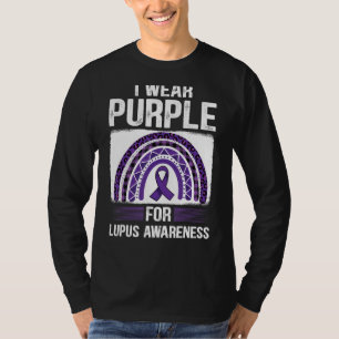 Camiseta Eu Visto Roxo Para A Consciência Do Lupus Aw