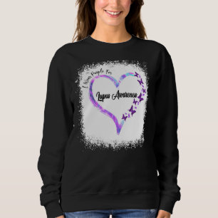 Camiseta Eu Visto Roxo Para A Consciência Do Lúpus Fita De 