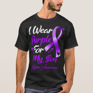 Camiseta Eu Visto Roxo Para A Consciência Do Meu Filho Lupu
