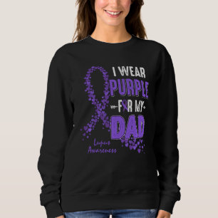 Camiseta Eu Visto Roxo Para A Família De Consciência Do Lup