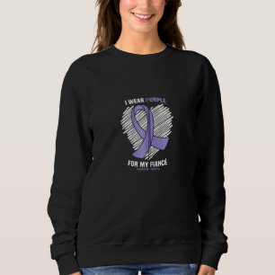 Camiseta Eu Visto Roxo Para A Minha Consciência Da Fibromia