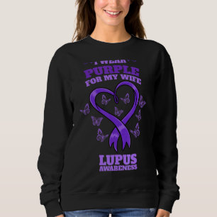 Camiseta Eu Visto Roxo Para A Minha Esposa Sensibilização P