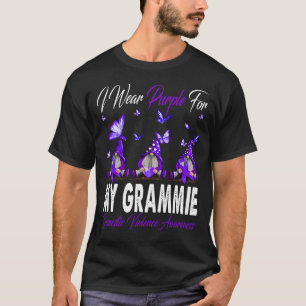 Camiseta Eu Visto Roxo Para A MINHA GRAMMIE Violência Domés