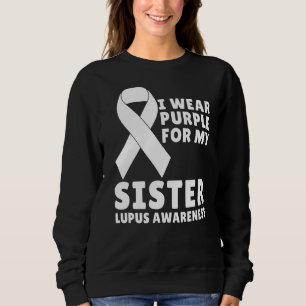 Camiseta Eu Visto Roxo Para A Minha Irmã Lupus Sensibilizaç