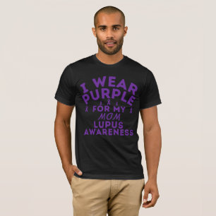 Camiseta Eu Visto Roxo Para A Minha Mãe Conhecer O Lupus