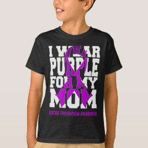 Camiseta Eu Visto Roxo Para A Minha Mãe Prevenir O Suicídio