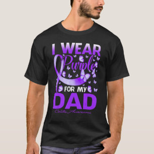 Camiseta Eu Visto Roxo Para A Minha Manteiga De Consciência