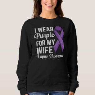 Camiseta Eu Visto Roxo Para A Minha Mulher, Guerreira Do Lu