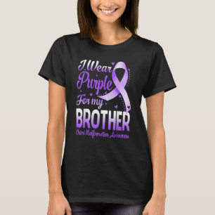 Camiseta Eu Visto Roxo Para Meu Irmão Chiari Malformação A