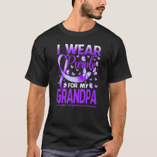 Camiseta Eu Visto Roxo Para Meu Vovô Marker X Síndrome Awa