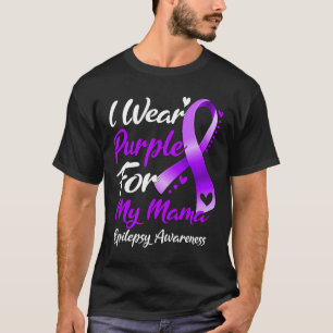 Camiseta Eu Visto Roxo Para Meus Presentes De Consciência D