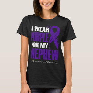 Camiseta Eu Visto Roxo Para Minha Consciência De Fibromialg