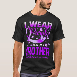 Camiseta Eu Visto Roxo Para Minha Consciência Irmão Sobre S