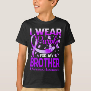 Camiseta Eu Visto Roxo Para Minha Consciência Irmão Sobre S