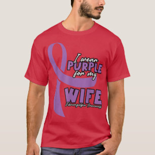 Camiseta Eu Visto Roxo Para Minha Esposa