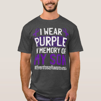 Camiseta Eu Visto Roxo Para Minha Fita De Sensibilização Po