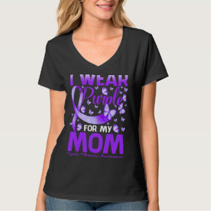 Camiseta Eu Visto Roxo Para Minha Mãe Conhecer Fibrose Císt