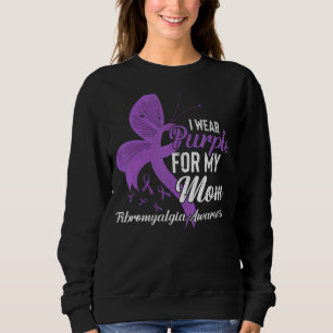 Camiseta Eu Visto Roxo Para Minha Mãe Fibromialgia Sensibil