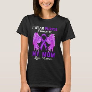 Camiseta Eu Visto Roxo Para Minha Mãe Lupus Consciência Ang