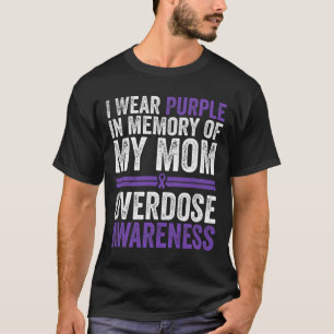 Camiseta Eu Visto Roxo Para Minha Mãe Sensibilizar