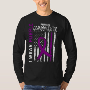Camiseta Eu Visto Roxo Para Minha Neta Epilepsia Awaren
