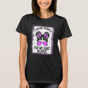 Camiseta Eu Visto Roxo Para Minha Tia Lupus Como Sobreviven
