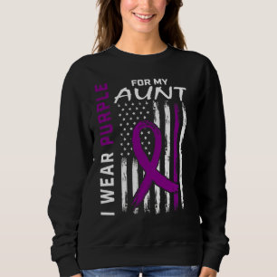 Camiseta Eu Visto Roxo Para Minha Tia Lupus Conscientizar A