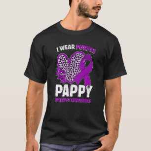 Camiseta Eu Visto Roxo Para O Meu Colírio De Consciência Da