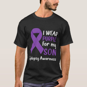 Camiseta Eu Visto Roxo Para O Meu Filho Epilepsia Da Consci