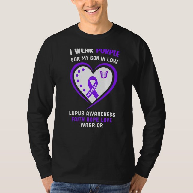 Camiseta Eu Visto Roxo Para O Meu Filho Na Consciência Do L (Frente)