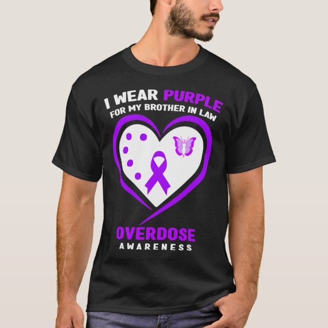 Camiseta Eu Visto Roxo Para O Meu Irmão Conhecer A Sobredos (Frente)