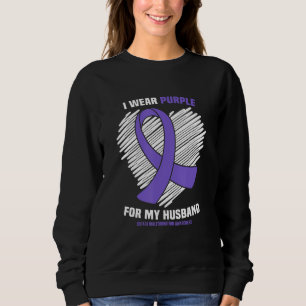 Camiseta Eu Visto Roxo Para O Meu Marido Chiari Malformatio