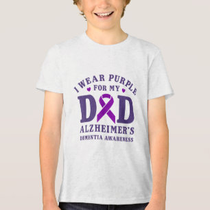 Camiseta Eu Visto Roxo Para O Meu Pai Heimers, Dementia Awa