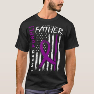 Camiseta Eu Visto Roxo Para O Meu Pai Pai Lupus Nos Sensibi