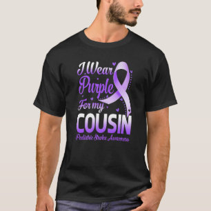 Camiseta Eu Visto Roxo Para O Meu Primo Com Conhecimento De