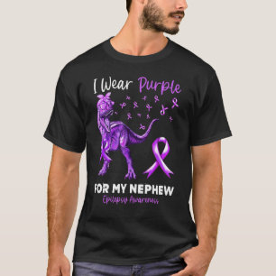 Camiseta Eu Visto Roxo Para O Meu Sobrinho Din De Consciênc