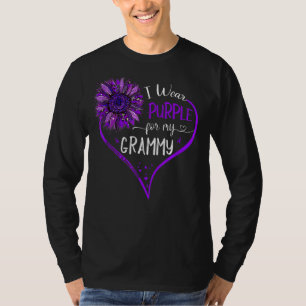 Camiseta Eu Visto Roxo Para Os Meus Alzheimers Do Grammy