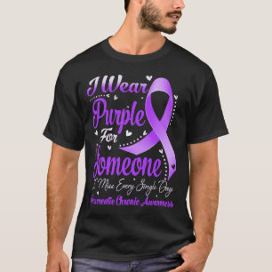 Camiseta Eu Visto Roxo Pela Consciência CRÔNICA PANCREÁTICA