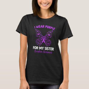 Camiseta Eu Visto Roxo Pela Consciência Da Sobredosagem Da 