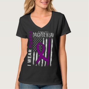 Camiseta Eu Visto Roxo Pela Minha Filha Na Lei Lupus Awaren