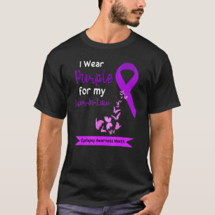 Camiseta Eu Visto Roxo Pela Minha Irmã Em Lei Epilepsia Awa
