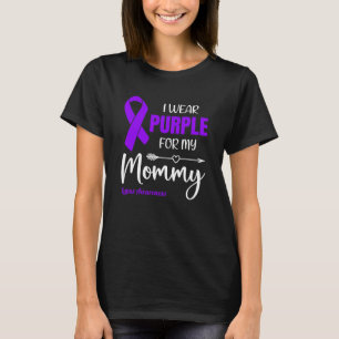 Camiseta Eu Visto Roxo Pela Minha Mamãe para a Consciência